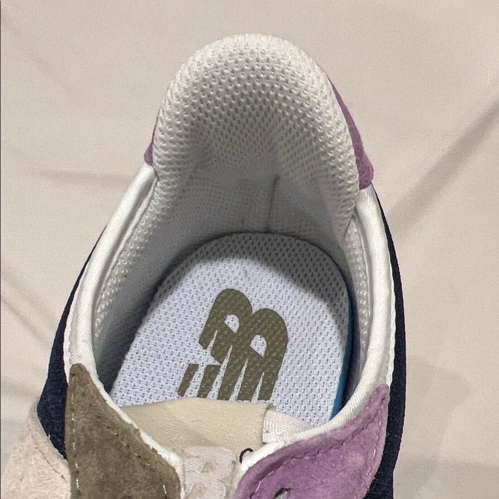 New Balance 327 colorblock Indigo + Raw Amethyst Retro Sneakers Womens 9.5 new - Picture 11 of 12